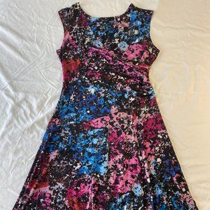 NIC+ZOE Sleeveless Faux Wrap Dress in Size Medium
